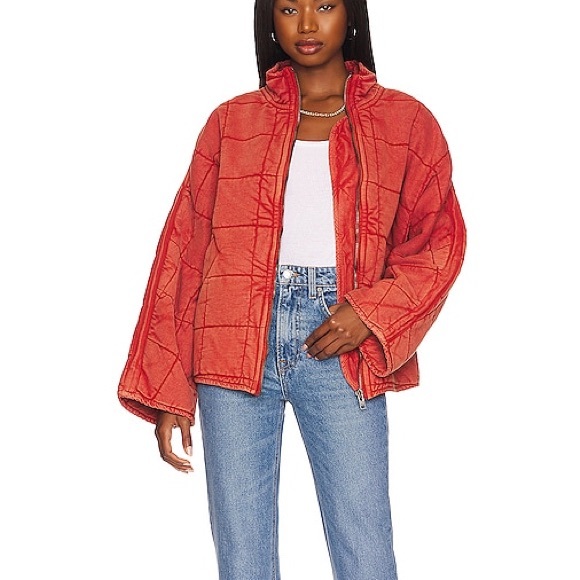 - Free People Dolman Quilted Knit Jacket - Insulated NWT - Picture 9 of 10